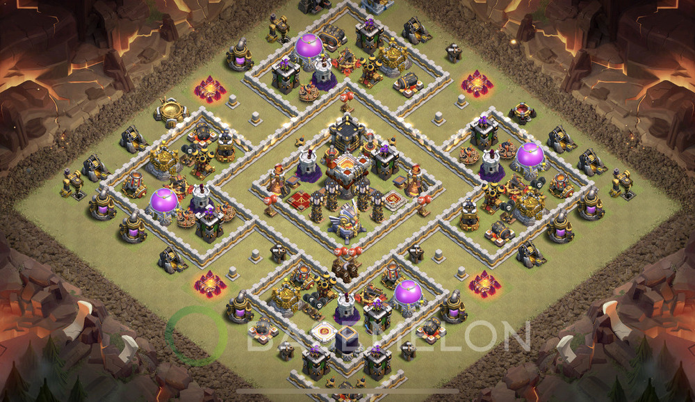 Town Hall Level 11 War Base Design 2025, Anti 3 Stars, Legend League, Layout #1968