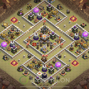 Town Hall Level 11 War Base Design 2025, Anti 3 Stars, Legend League, Layout #1968