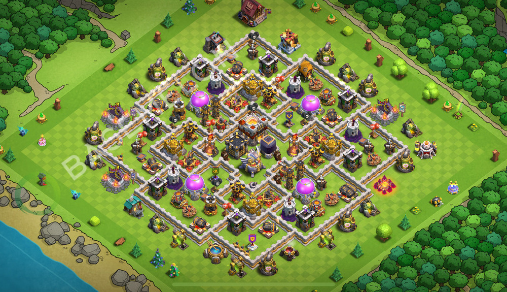 Town Hall Level 11 Farm Base Design 2025, Anti 3 Stars, Anti Air, Layout #2145