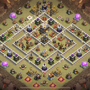 Town Hall Level 11 War Base Design 2025, Anti 3 Stars, Anti Everything, Layout #2147