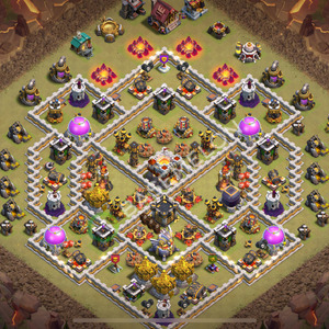 Town Hall Level 11 War Base Design 2025, Max Levels, Anti Everything, Layout #2190