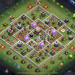 Town Hall Level 11 Farm Base Design 2025, Anti 2 Stars, Hybrid, Layout #2274