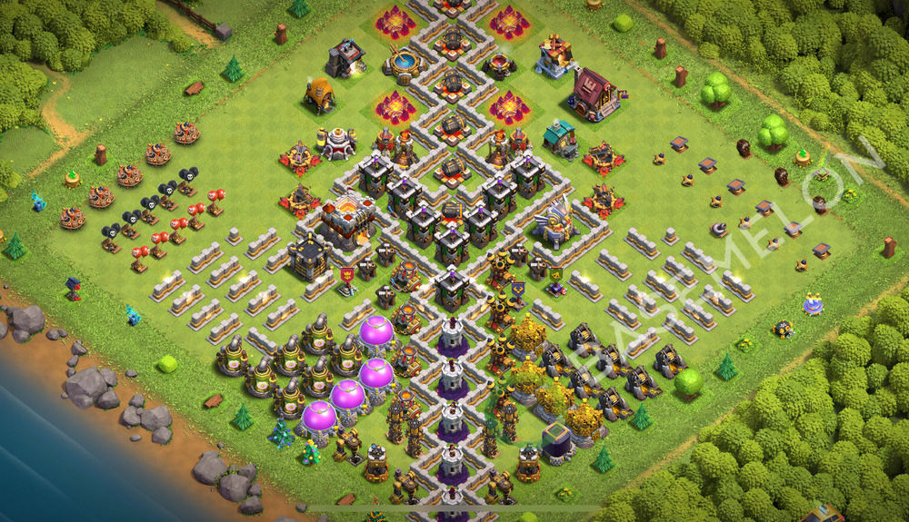 Town Hall Level 11 Progress Base Design 2025, Layout #2325