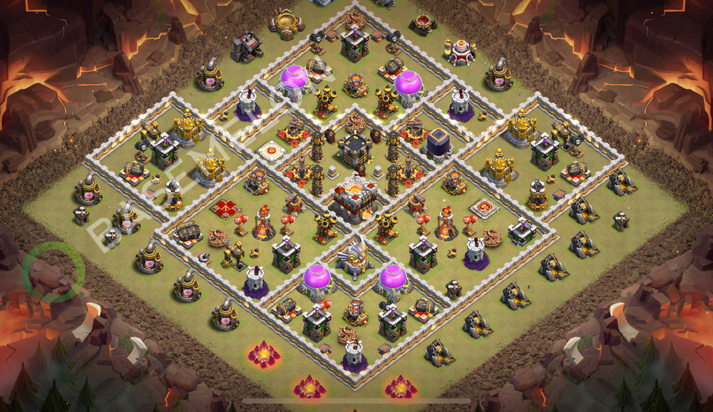Town Hall Level 11 War Base Design 2025, Anti 3 Stars, Anti Everything, Layout #2332