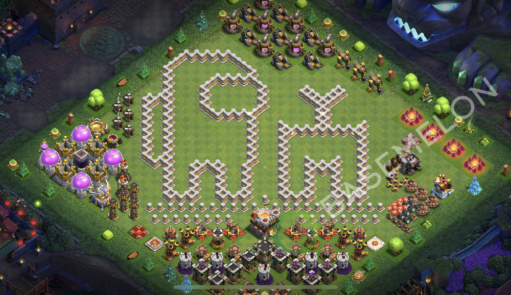 Town Hall Level 11 Progress Base Design 2025, Layout #2345