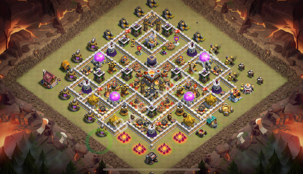 Town Hall Level 11 War Base Design 2025, Anti 2 Stars, Anti Everything, Layout #2408