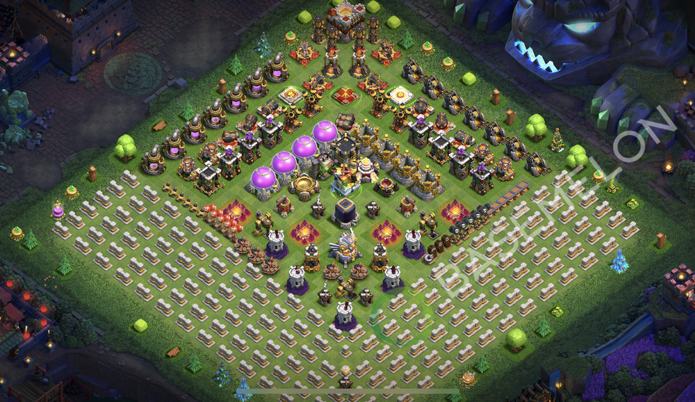 Town Hall Level 11 Progress Base Design 2025, Layout #2425