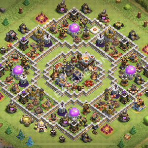Town Hall Level 11 Farm Base Design 2026, Anti 2 Stars, Hybrid, Layout #2578