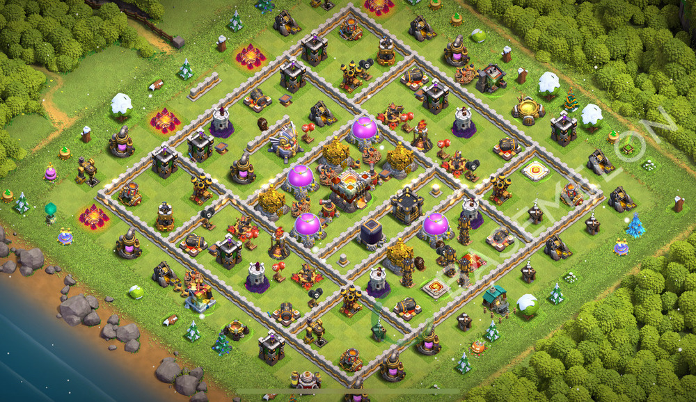 Town Hall Level 11 Farm Base Design 2026, Anti 2 Stars, Anti Everything, Layout #2579