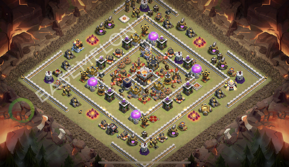 Town Hall Level 11 War Base Design 2026, Anti 3 Stars, Anti Air, Layout #2592