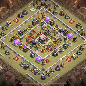 Town Hall Level 11 War Base Design 2026, Anti 3 Stars, Anti Air, Layout #2592