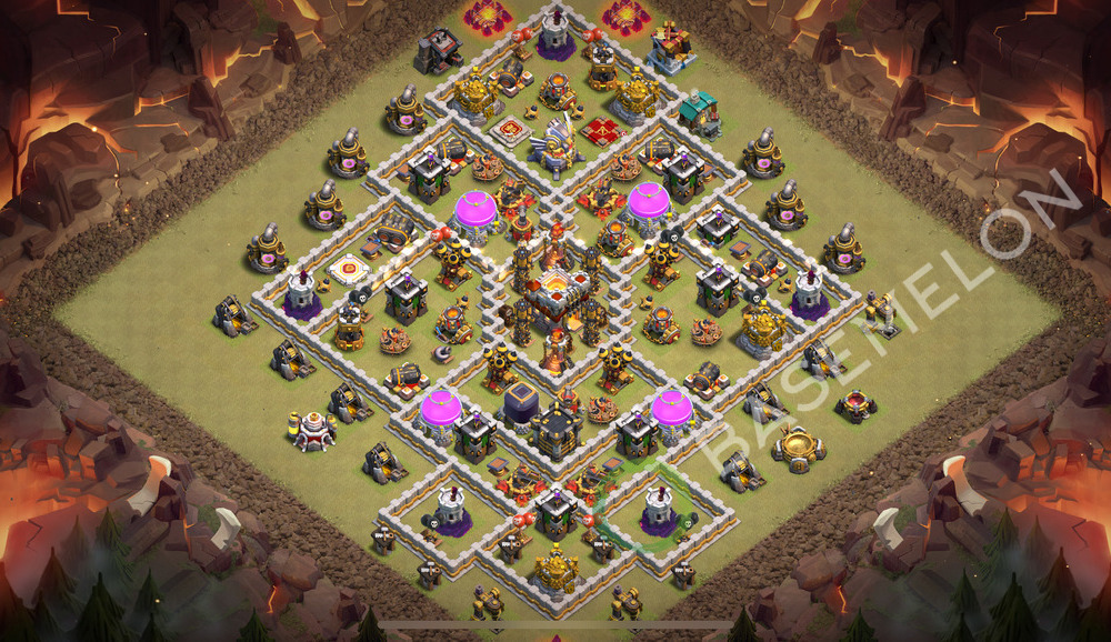 Town Hall Level 11 War Base Design 2026, Anti 2 Stars, Anti Everything, Layout #2598