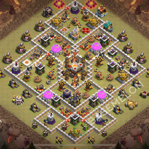 Town Hall Level 11 War Base Design 2026, Anti 2 Stars, Anti Everything, Layout #2598