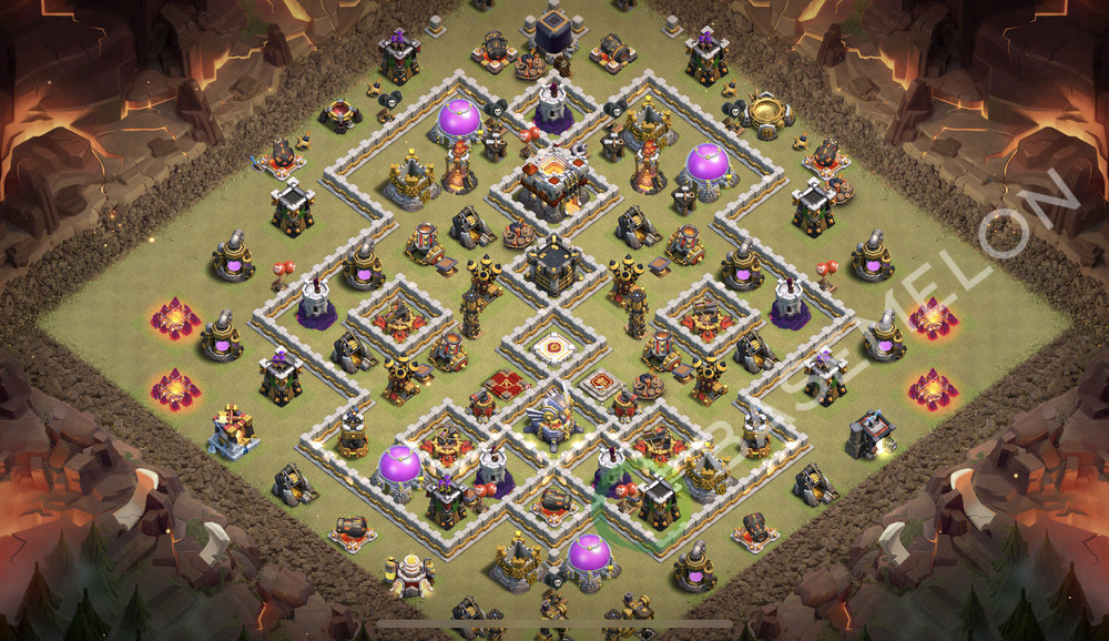 Town Hall Level 11 War Base Design 2026, Anti Everything, Layout #2615