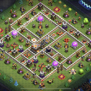 Rathaus Level 11 Farmen Base 2026, Anti 2 Sterne, Layout #2675