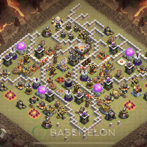 Town Hall Level 11 War Base Design, Anti Everything, Layout #270