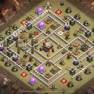 Town Hall Level 11 War Base Design 2026, Anti 3 Stars, Anti Everything, Layout #2755