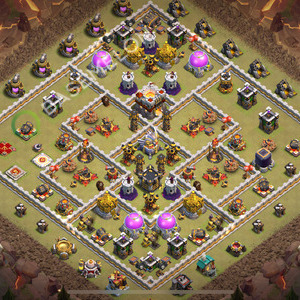 Town Hall Level 11 War Base Design 2026, Anti Air, Layout #2787