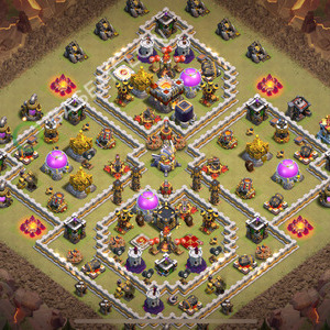 Town Hall Level 11 War Base Design 2026, Anti Air, Hybrid, Layout #2814