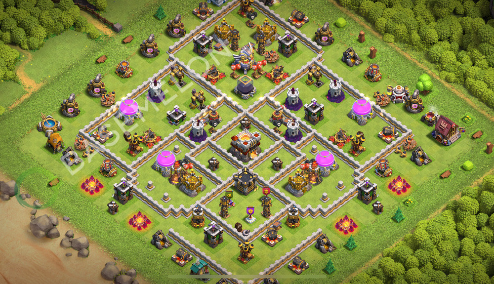 Town Hall Level 11 Trophy/Defense Base Design 2026, Legend League, Layout #2818