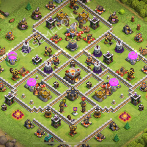Town Hall Level 11 Trophy/Defense Base Design 2026, Legend League, Layout #2818