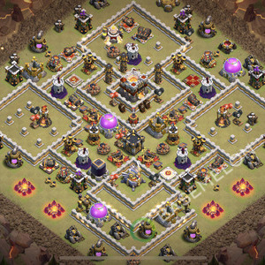 Town Hall Level 11 War Base Design 2026, Anti 3 Stars, Anti Everything, Layout #3080