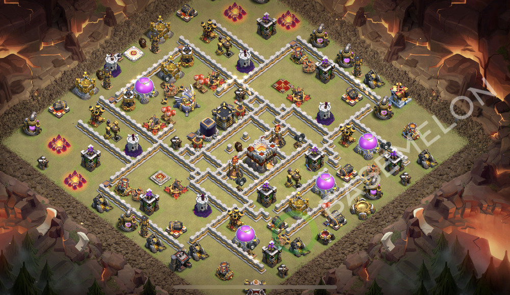 Town Hall Level 11 War Base Design 2026, Max Levels, Anti Everything, Layout #3171
