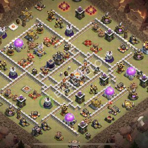 Town Hall Level 11 War Base Design 2026, Max Levels, Anti Everything, Layout #3171