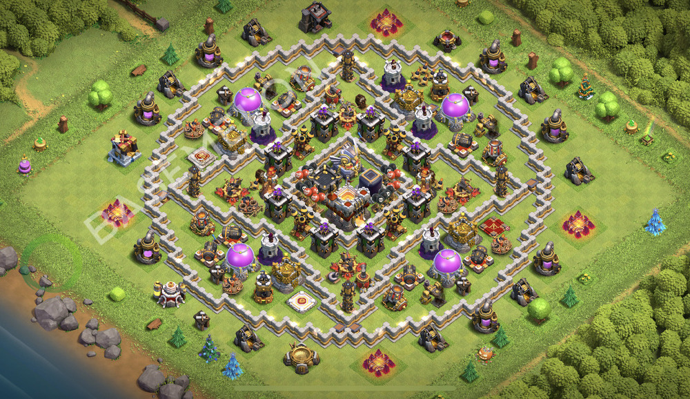 Aldea del Ayuntamiento Nivel 11 para Farming, Liga Leyenda, Híbrido Diseño 2026, #3234