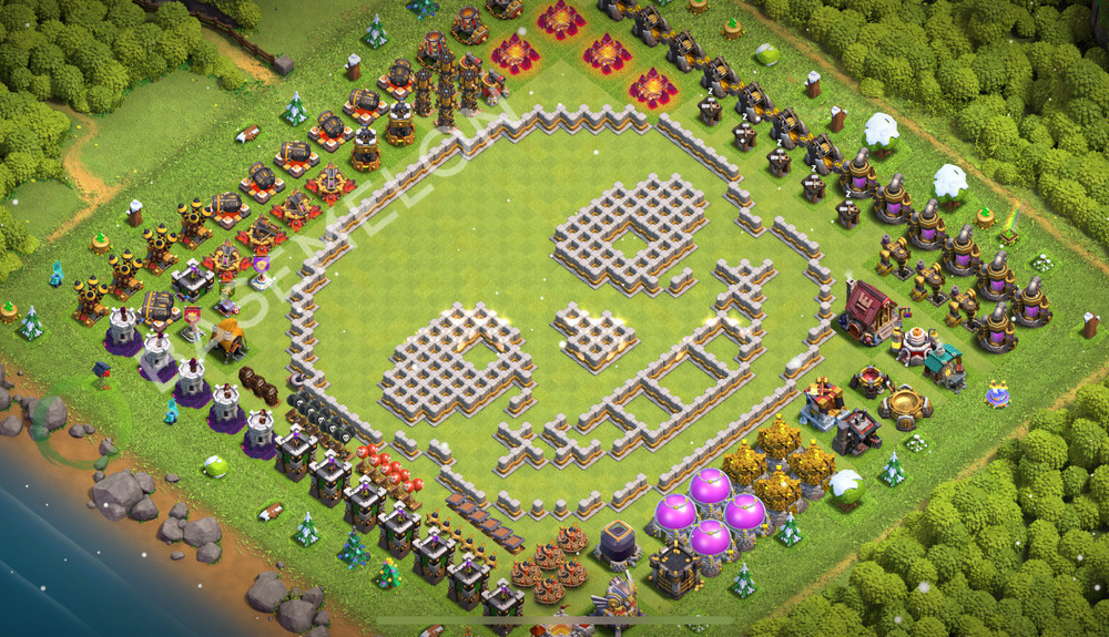 Town Hall Level 11 Progress Base Design 2026, Layout #3254