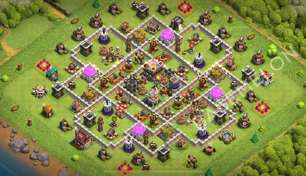 Town Hall Level 11 Farm Base Design 2026, Anti Everything, Layout #3267