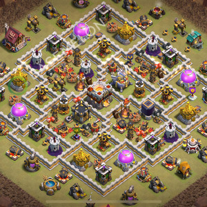 Town Hall Level 11 War Base Design 2026, Anti Air, Layout #3309