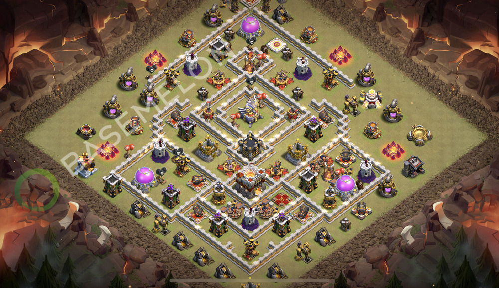 Town Hall Level 11 War Base Design 2026, Anti 3 Stars, Anti Everything, Layout #3322