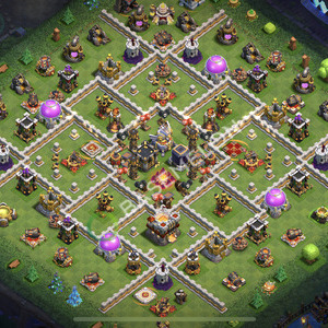 Aldea del Ayuntamiento Nivel 11 para Farming, Niveles Máximos Diseño 2026, #3350