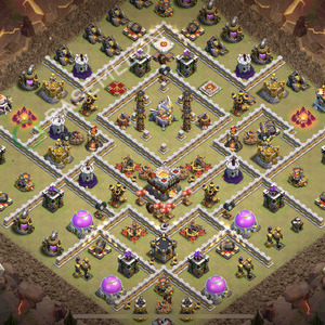 Town Hall Level 11 War Base Design 2026, Anti Everything, Layout #3396