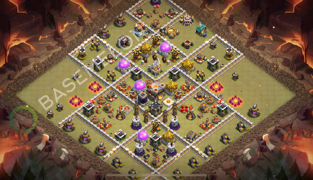 Town Hall Level 11 War Base Design 2026, Anti 2 Stars, Anti Everything, Layout #3439