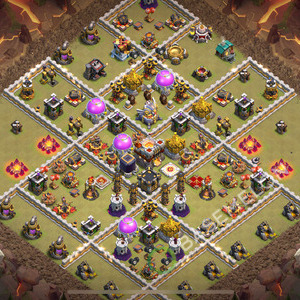 Town Hall Level 11 War Base Design 2026, Anti 2 Stars, Anti Everything, Layout #3439