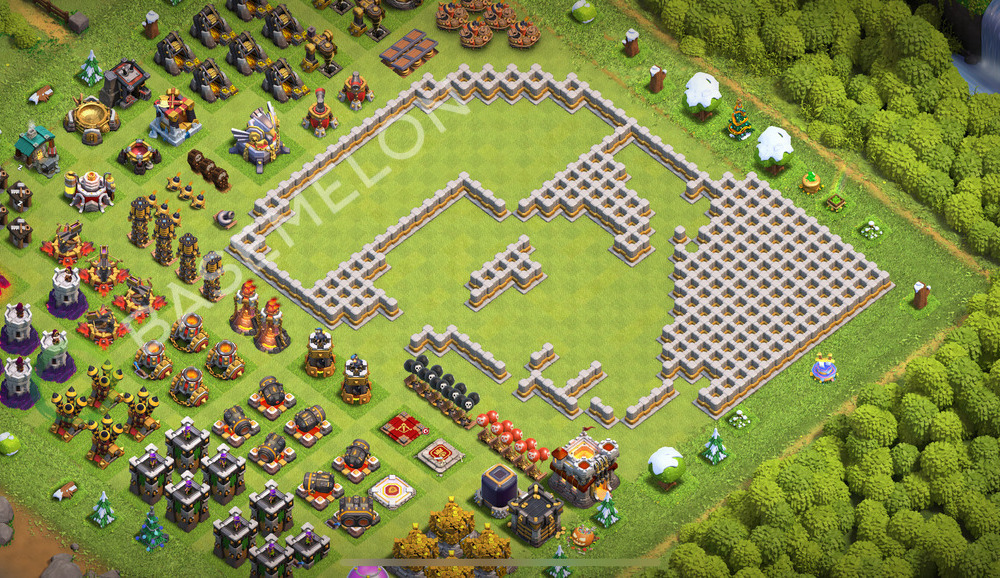 Town Hall Level 11 Progress Base Design 2026, Layout #3442