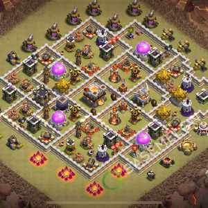 Town Hall Level 11 War Base Design 2026, Anti Air, Hybrid, Layout #3446