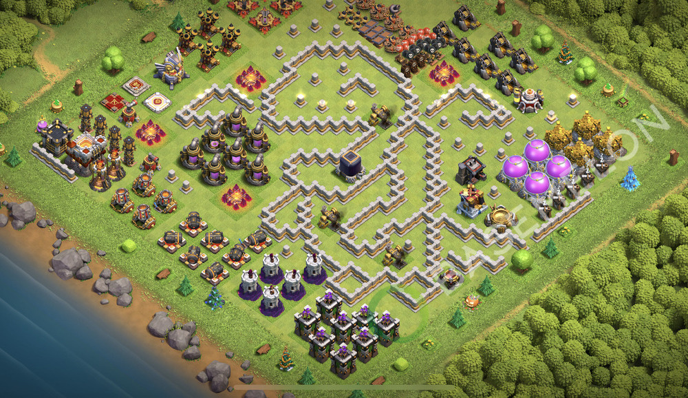 Town Hall Level 11 Progress Base Design 2026, Layout #3491