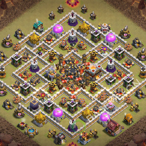 Town Hall Level 11 War Base Design 2026, Layout #3870