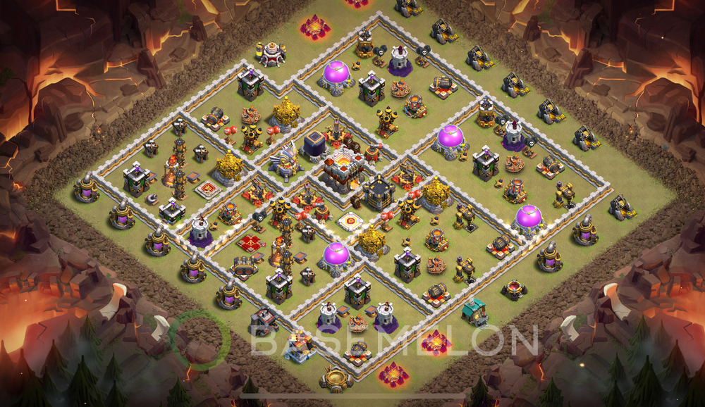 Town Hall Level 11 War Base Design 2024, Max Levels, Anti Everything, Layout #437