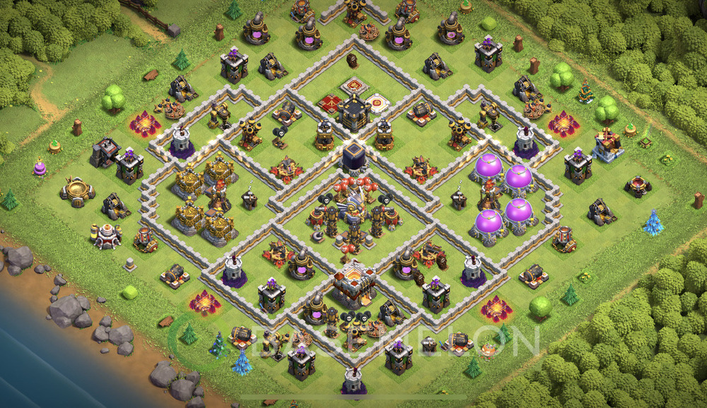 Town Hall Level 11 Farm Base Design 2024, Max Levels, Layout #538