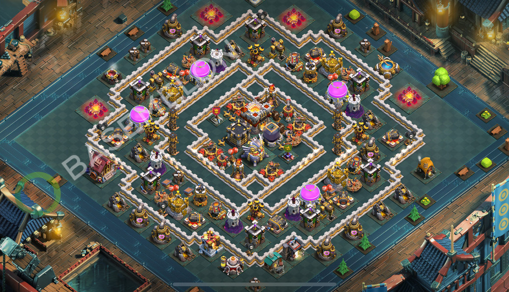 Aldea del Ayuntamiento Nivel 11 para Defensa, Anti 2 Estrellas, Liga Leyenda Diseño 2026, #588