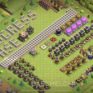 Town Hall Level 11 Progress Base Design, Layout #608