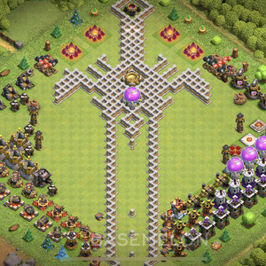 Town Hall Level 11 Progress Base Design, Layout #639