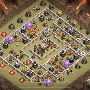 Town Hall Level 11 War Base Design, Anti Everything, Layout #719