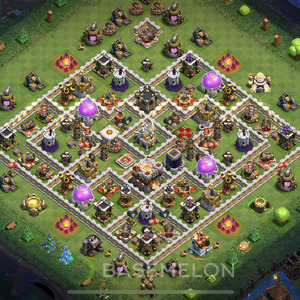 Town Hall Level 11 Farm Base Design, Anti 3 Stars, Layout #735