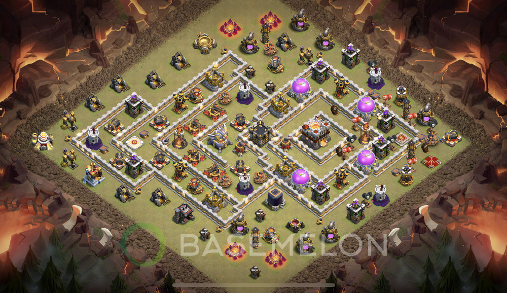 Town Hall Level 11 War Base Design 2024, Anti 3 Stars, Anti Everything, Layout #789