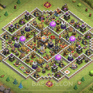 Rathaus Level 11 Farmen Base, Anti 2 Sterne, Hybrid, Layout #829